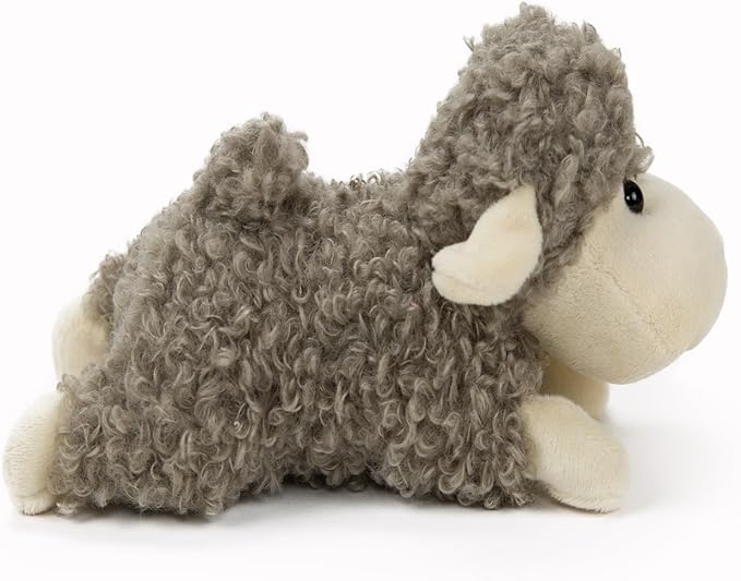 Sheep Lamb Plush, Soft Cute Grey Lamb stuftted Animal, Children's Sheep Plush, Gifts Children Prone Position 8.5inch…