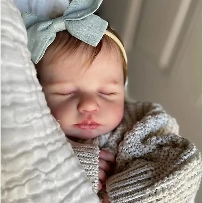 Anano Full Silicone Baby Doll 20 Inch Reborn Baby Dolls Silicone Full Body, Realistic Babys Doll Newborn Girl, Real Life Babys Dolls Posable Anatomically Correct Reborn Babies