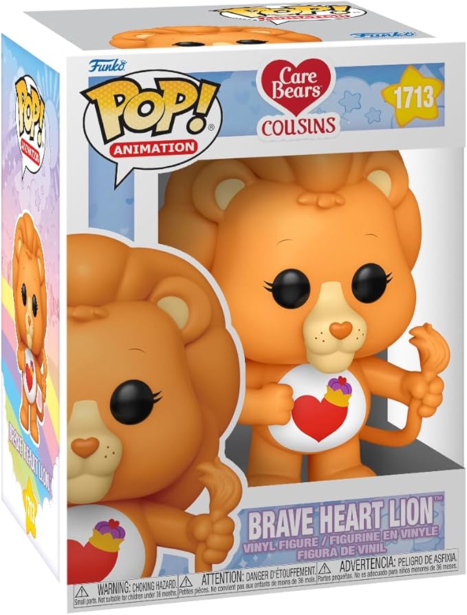 Funko POP! TV: CB Cousins - Brave Heart Lion - Care Bears - Collectable Vinyl Figure - Gift Idea - Official Merchandise - for Kids & Adults - TV Fans - Model Figure for Collectors and Display
