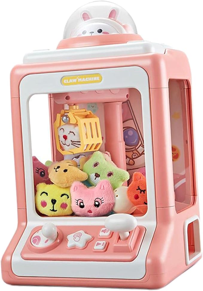 Small Claw Machine,Kids Arcade Claw Machine, Pink