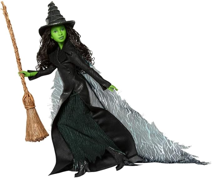 Mattel Universal Pictures' Wicked: for Good Deluxe Elphaba Fashion Doll with Removable Outfit & 4 Accessories, Inspired by The Movie