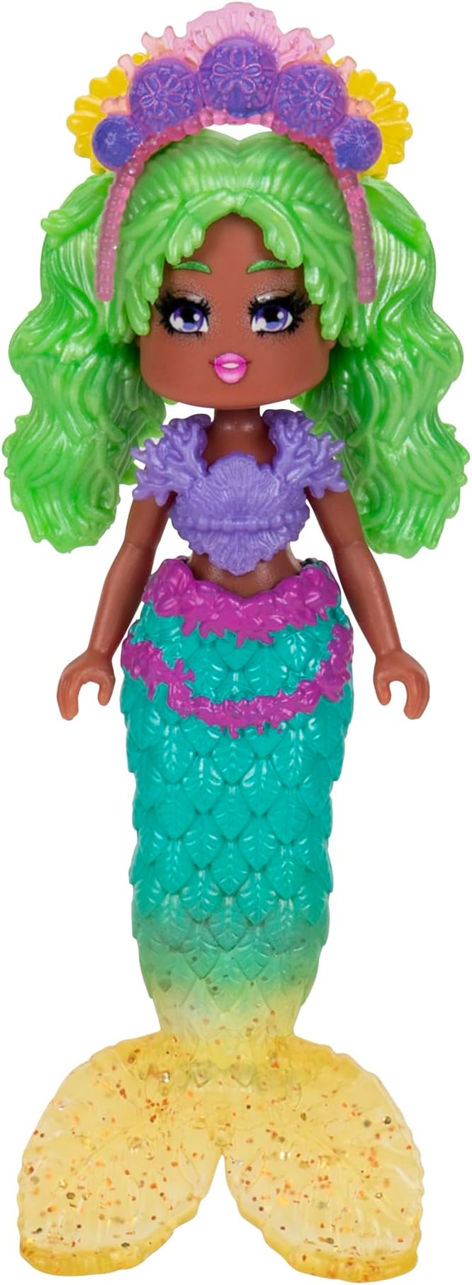 3” Nature Mermaid Fashion Doll - 1 Figure with 9 Fashion Accessories - Virtual Item Code Included - Series 3 - Ages 5+
