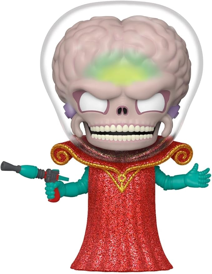 Funko Pop Movies: Mars Attacks - Alien Leader - Martian Ambassador - Mars Attacks Film - Collectable Vinyl Figure - Gift Idea - Official Merchandise - Toys for Kids & Adults - Sci-Fi Fans