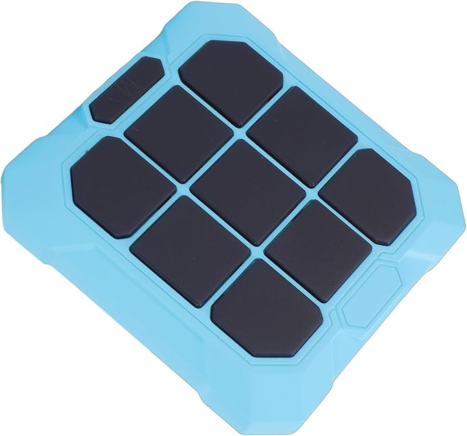 Handheld Toe Game, 6 in 1 Electronic Rechargeable Kids Game, Silent Mode with Multiple Modes, Ideal for 6 12 Years Old Boys, Girls & Adults (Blue)