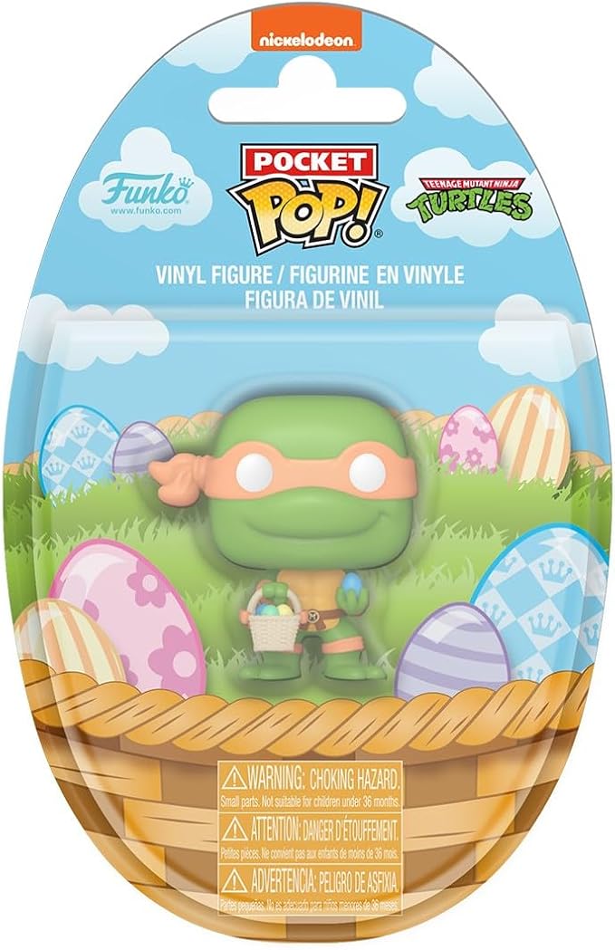 Funko Pocket Pop! Teenage Mutant Ninja Turtles - Michaelangelo - Easter - Collectable Vinyl Figure - Gift Idea - Official Merchandise - Toys for Kids & Adults - for Collectors and Display