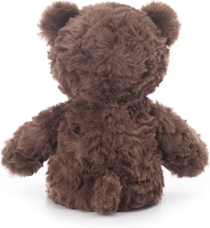 Apricot Lamb Coffee Flower Bear Stuffed Animals for Kids, Soft Cute Plush Toys for Baby Girl and Boy, 8 Inches