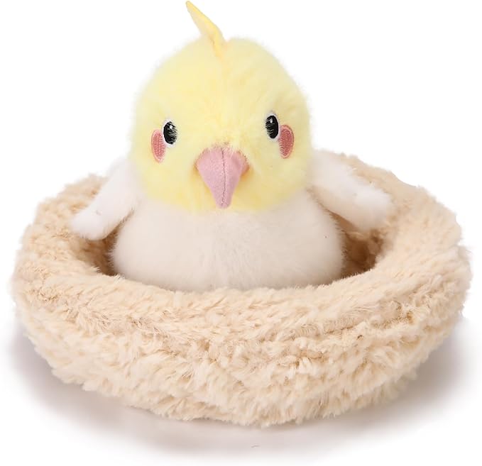 Small Bird's Nest 6.7 Stuffed Animal Soft Bird's Nest Plush for Kids