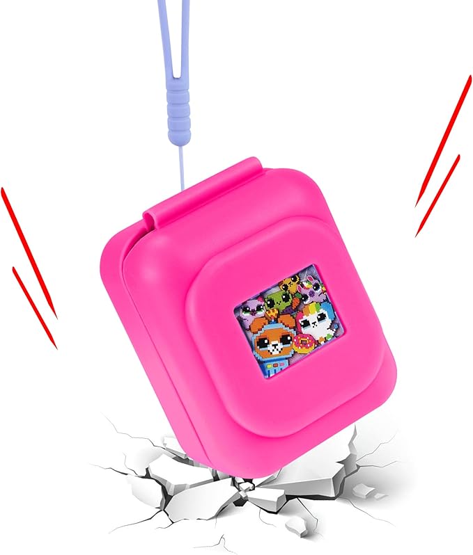 Silicone Case Compatible with Bitzee Interactive Toy Digital Pet, only Compatible with Bitzee Original Version, Pink