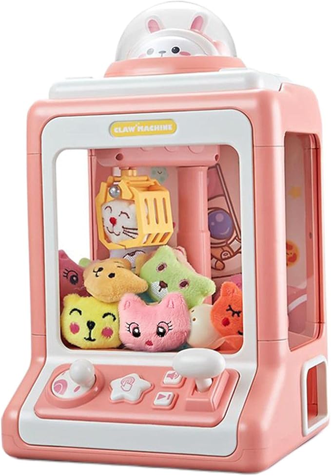 Small Claw Machine,Kids Arcade Claw Machine, Pink