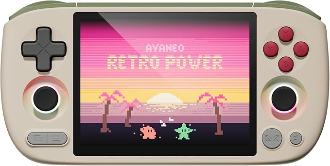 AYANEO Pocket AIR Mini Android Handheld Game Console - 4.2" HD 4:3 Retro Gaming Screen, MTK G99 Octa-Core, Hall Effect Joystick & Triggers, Portable Gaming Device (Retro Power, 3G+64G)