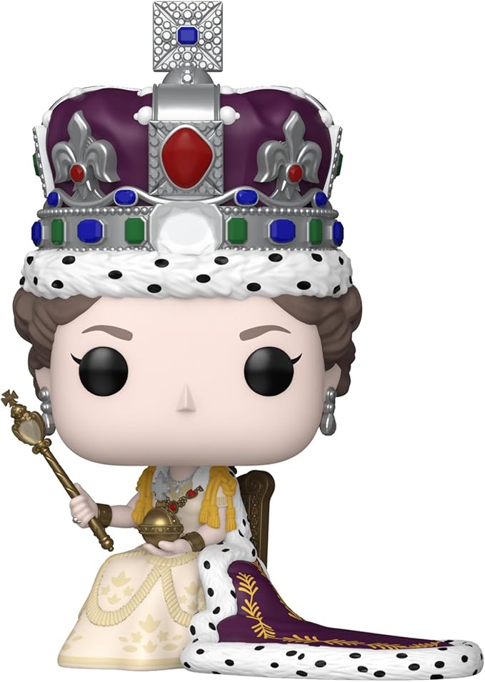 Funko Pop! Premium: Queen Elizabeth II - Coronation - Collectible Vinyl Figure - Gift Idea - Official Product - Toys for Kids and Adults - Collectors Model Figure