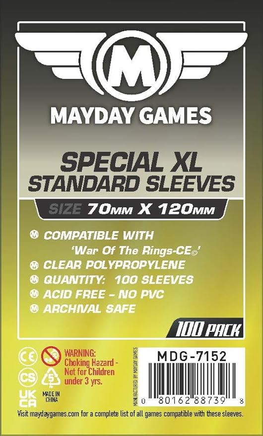 Mayday Games Arcs: Conflict and Collapse in The Reach + Leaders & Lore, and Blighted Reach -Standard Compatible Card Sleeve Bundle