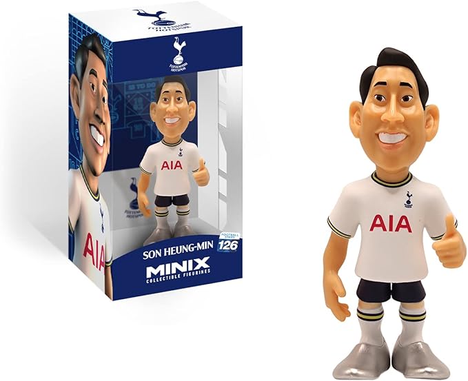 MINIX COLLECTIBLE FIGURINES – Son Heung-min, Official Tottenham Hotspur, Sports Collectable 12 cm Figurine, Unique Soccer Gift for All Ages, Football Stars