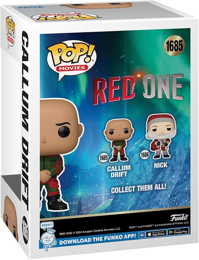 Funko POP Movies: Red One - Callum Drift - Collectable Vinyl Figure - Gift Idea - Official Merchandise - for Kids & Adults - Movies Fans - Model Figure for Collectors and Display