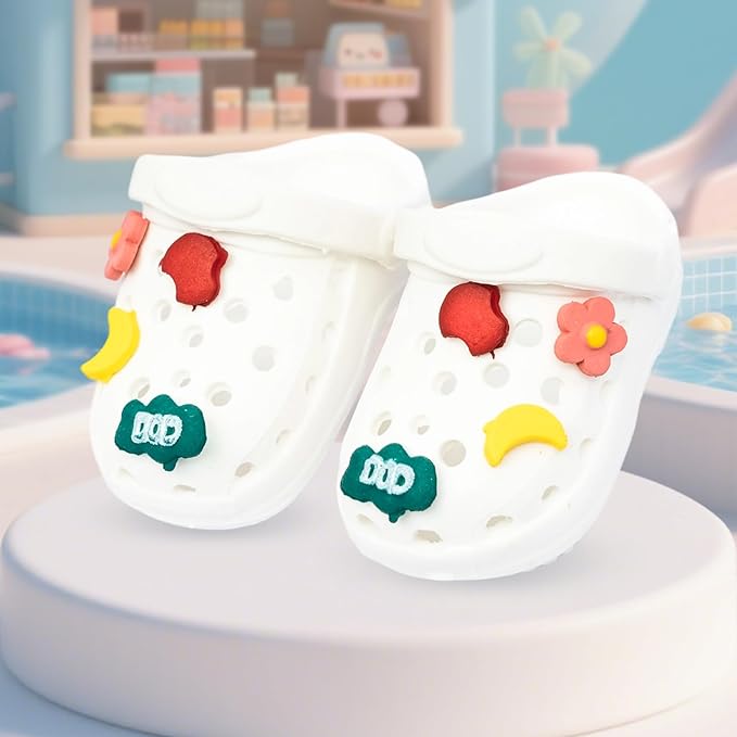 Doll Shoes, Premium Fashion Shoes for 17 Cm Doll Accessories Easter Gifts,Doll Dress Up Decoration Accessories Easter Gifts Wings (White