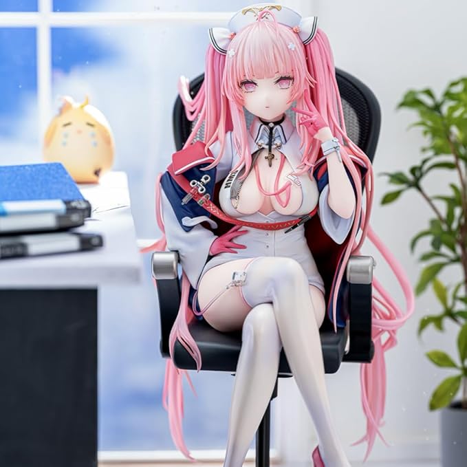 HMS Perseus Figure Nurse Costume Version 21cm Sitting Pose Anime Figurine Girl HMS Perseus Action Figure Desktop Decoration Collectibles