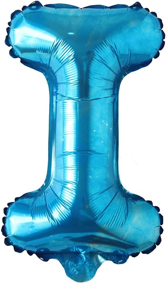 Happy Birthday Balloons, Aluminum Foil Banner Balloons for Birthday Party Decorations and Supplies (Starry Blue)
