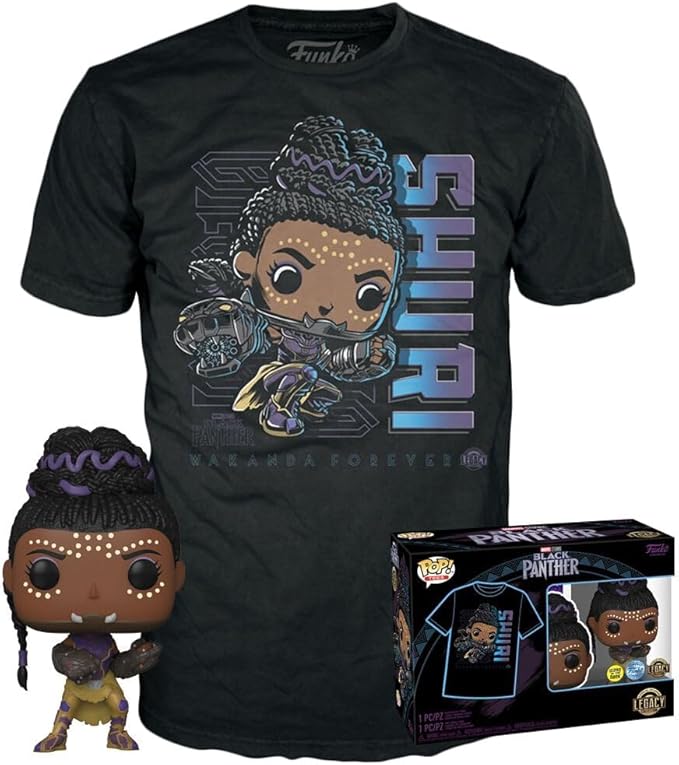 Funko POP & TEE: Marvel- Black Panther - Shuri- XL