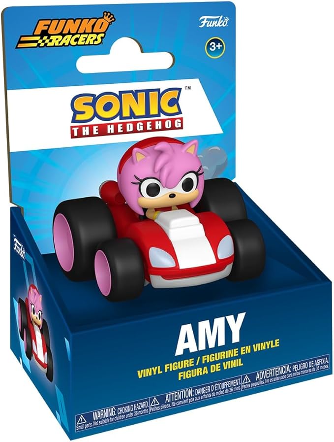 Funko Racers: Sonic The Hedgehog - Amy - Collectable Vinyl Figure - Gift Idea - Official Merchandise - Toys for Kids & Adults - Video Game Fans - Model Figure for Collectors and Display
