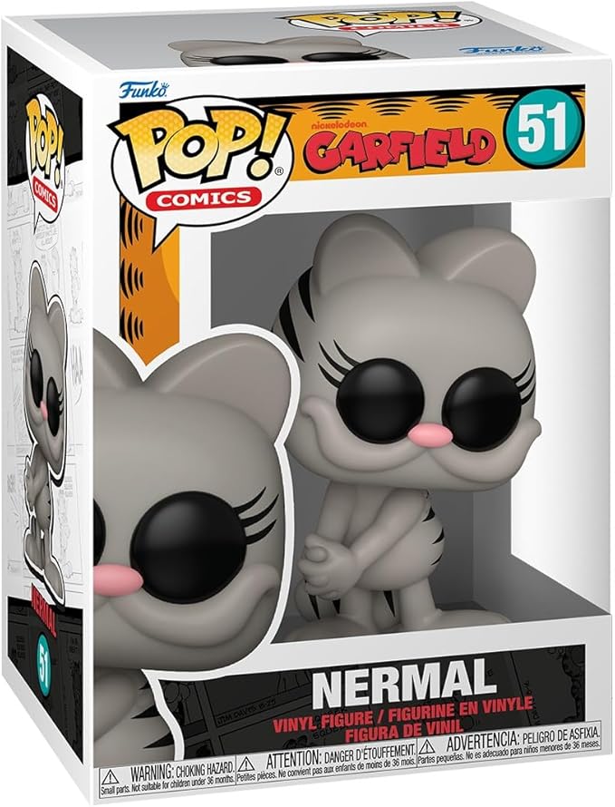 Funko Pop! Comics: Garfield - Nermal - Garfield Characters - Collectable Vinyl Figure - Gift Idea - Official Merchandise - Toys for Kids & Adults - Cartoon Fans - Model Figure for Collectors