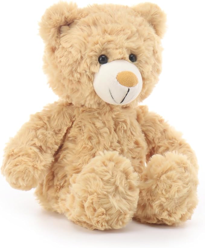 Apricot Lamb Ginger Yellow Flower Bear Stuffed Animals for Kids, Soft Cute Plush Toys for Baby Girl and Boy, 7.9 Inches