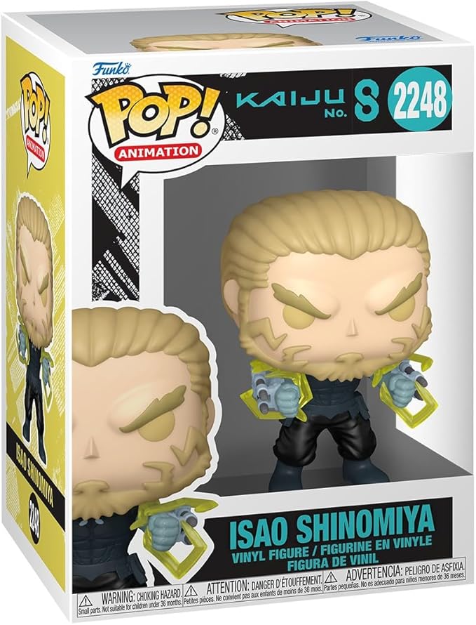 Funko Pop! Animation: Kaiju No8 - ISAO Shinomiya - Collectable Vinyl Figure - Gift Idea - Official Merchandise - Toys for Kids & Adults - Anime Fans - Model Figure for Collectors and Display