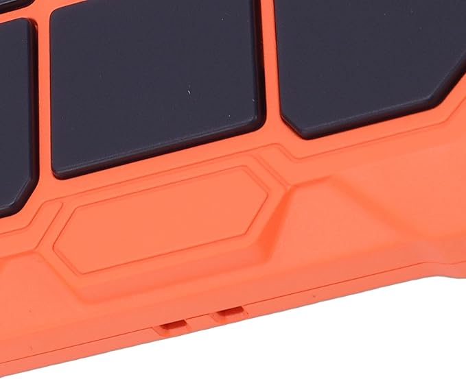 Handheld Toe Game, 6 in 1 Electronic Rechargeable Kids Game, Silent Mode with Multiple Modes, Ideal for 6 12 Years Old Boys, Girls & Adults (Orange)