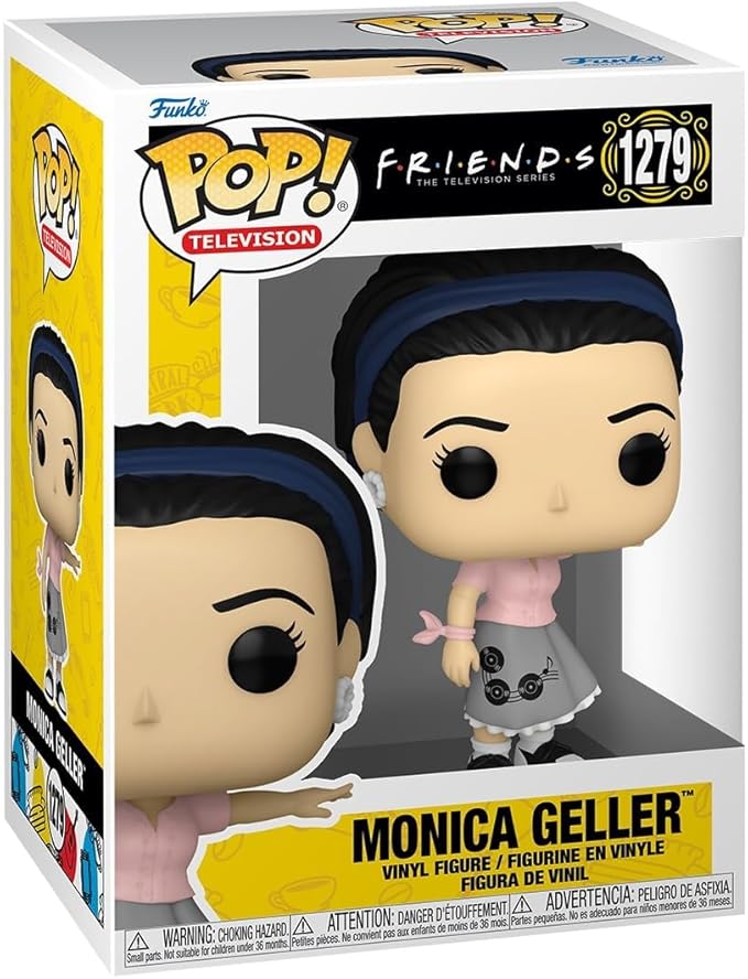 Funko POP! TV: Friends - Waitress Monica Geller - 1/6 Odds for Rare Chase Variant - Collectable Vinyl Figure - Gift Idea - Official Merchandise - for Kids & Adults - TV Fans