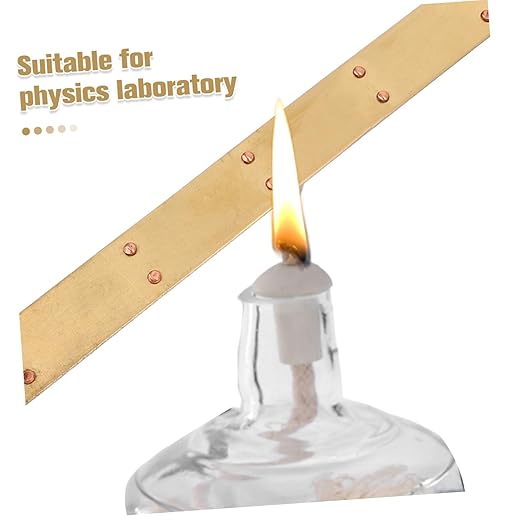 Thermal Expansivity Experiment Tool Bimetallic Copper and Iron Strip for Physics Education Engaging Learning Resource for Classroom Demonstrations and Experiments
