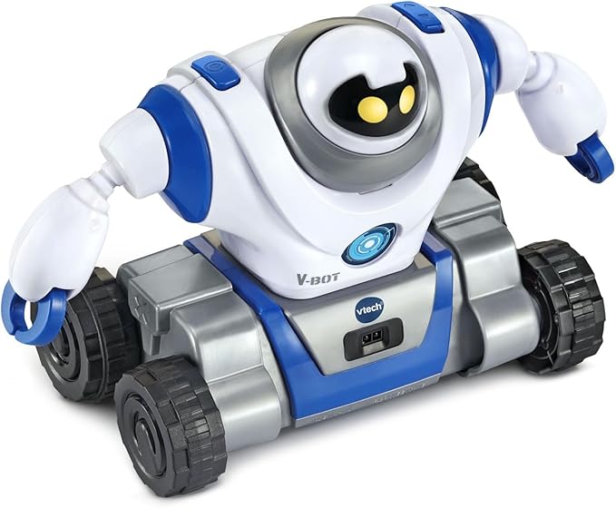 VTech 5-in-1 Make-a-Bot Transformable Robot Toy with Sound Sensor and Obstacle Detector