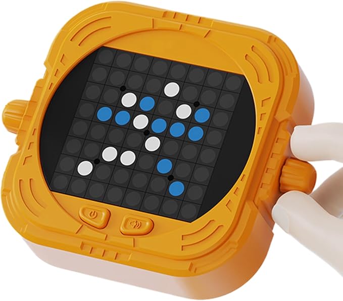 Electronic Strategy Game | Portable AI Toy | Five in a Row Logic Puzzle Board Game,for Kids Adults Road Trip Camping Party Travel