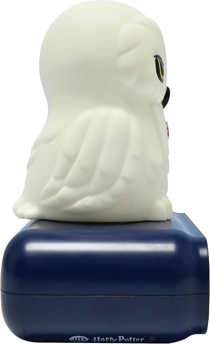 LEXiBOOK, Hedwig, Hedwig Nightlight Alarm Clock, Sounds and Melodies, Backlit LCD Screen, Luminous, Snooze, RL800HP1
