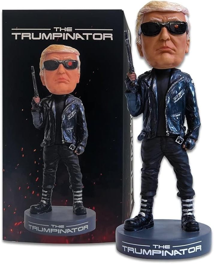 Proud Patriots | The Trumpinator Bobblehead The #1 Patriotic & President Gift 2026 Birthday for Conservatives or Gag Gift for Liberals