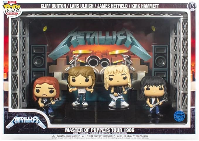 Funko Pop! Moment Deluxe: Metallica Master of Puppets Tour (1986) Vinyl Figures (2022 Limited Edition Exclusive)