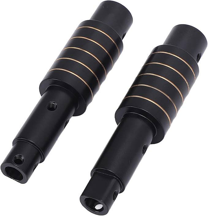 2Pcs RC Rear Axle Tube Rear, Axle Tube Shock Resistants for Axial SCX10 Pro 1/10 RC Car Climbing Off Road Adventures with Accurate