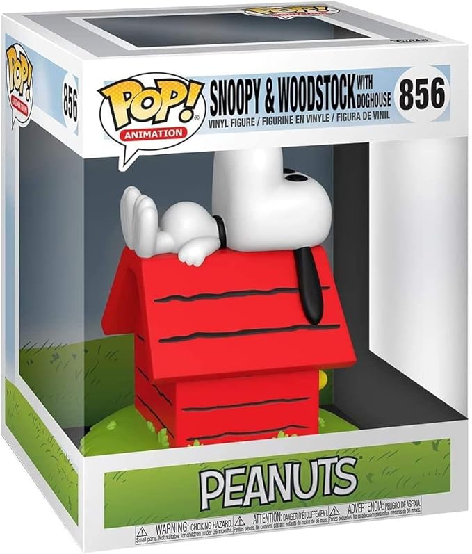 Funko Pop! Deluxe: Peanuts - Snoopy on Doghouse, Red