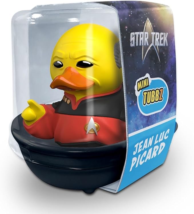 TUBBZ Mini Jean-Luc Picard Collectible Vinyl Rubber Duck Figure - Official Star Trek Merchandise - Sci-Fi TV, Movies & Video Games