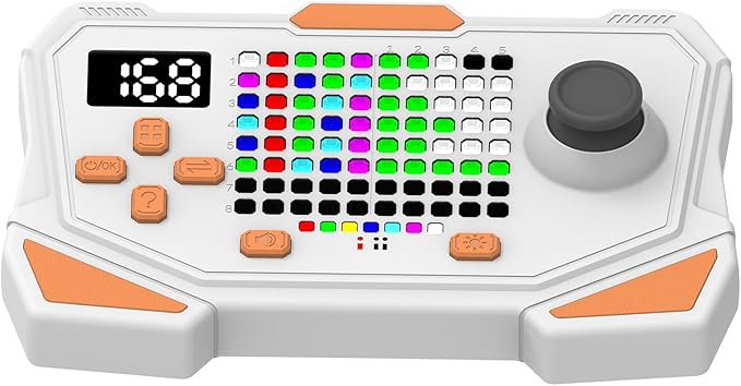 fisca Code Breaker 36000+ Mastermind Puzzle Game for 1-2 Players, 5-in-1 Handheld Games for Kids,Travel Games Birthday Gifts for Boys,Girls