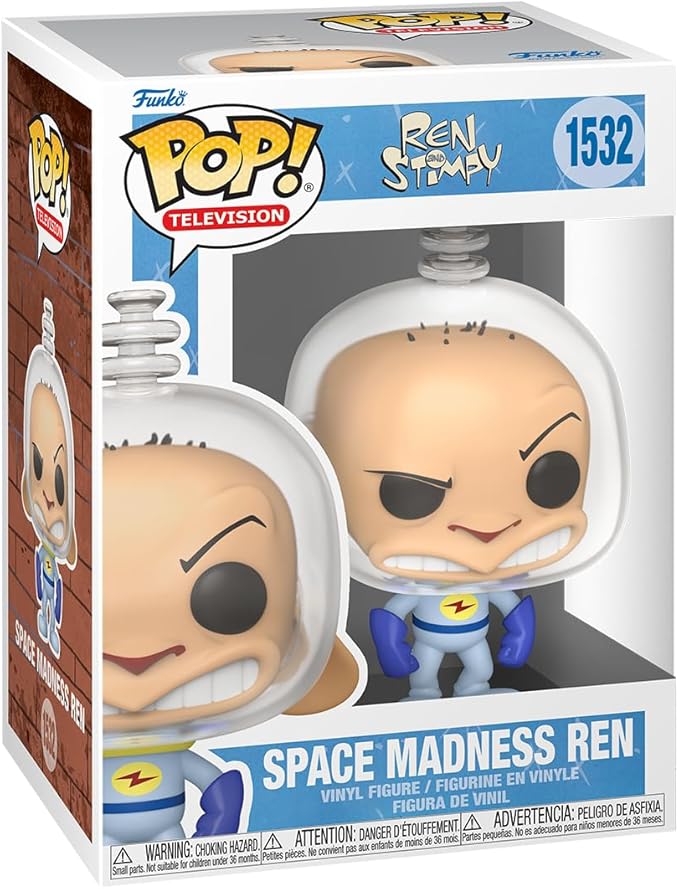 Funko POP! TV: Nick Rewind - Ren - (Space Suit) - Nickelodeon Slime - Collectable Vinyl Figure - Gift Idea - Official Merchandise - for Kids & Adults - Ad Icons Fans - Model Figure for Collectors