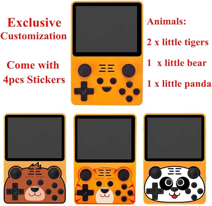 RGB20S Handheld Retro Game Console (64G White)