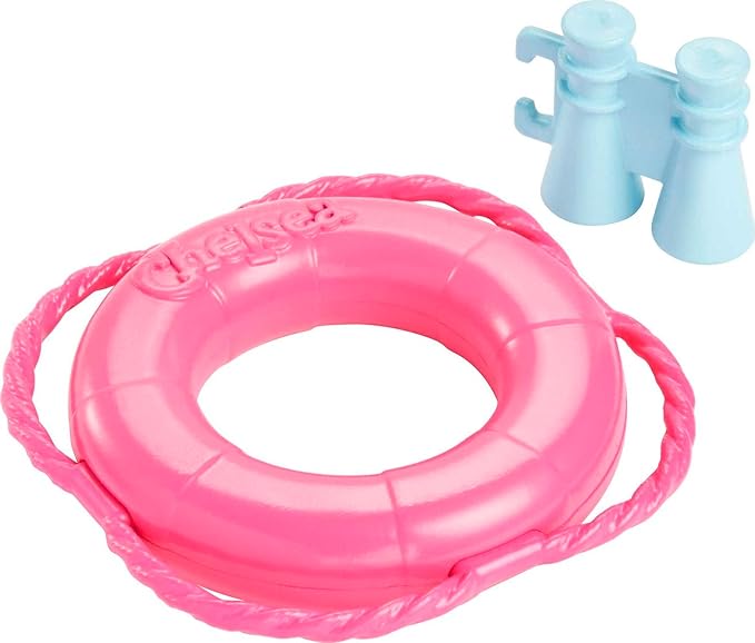Barbie Playset, Chelsea Can Be Blonde Lifeguard Small Doll Set with Outfit & 6 Career Accessories