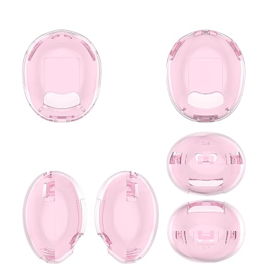 Transparent Cover Case for Tamagotchi Nano, Protective Sleeve Skin PC Protective Cover for Kids, Soft & Shockproof Shell for Tamagotchi Nano Electronic Pet Game Machine (Pink)