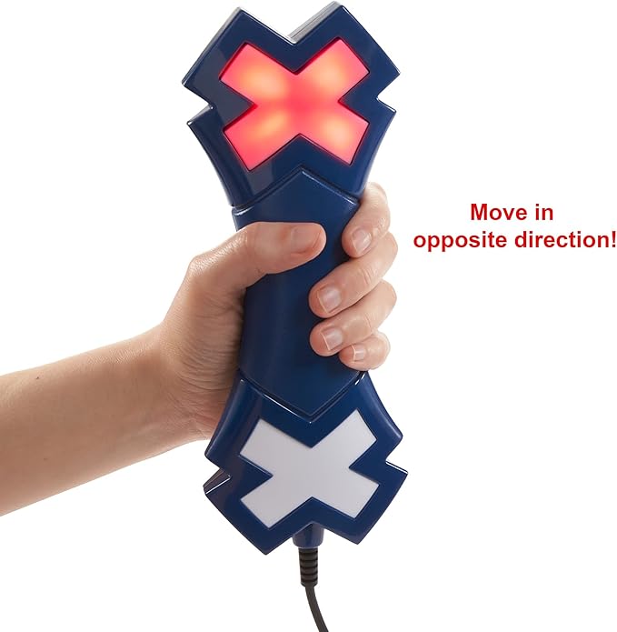 Mattel Games Crossed Signals Electronic Action Game with 4 Light Wands, Play Solo or with Up to 4 Players, Ages 8+, Improve Hand-Eye Coordination and Reaction Time