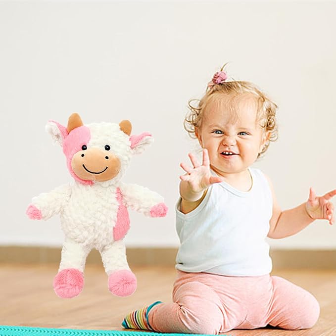 9" Cow Stuffed Animals Plush Doll Kids Boys Girls Animal