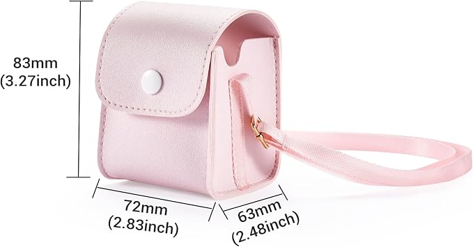 Protective Case for Bitzee Interactive Toy Digital Pet,4 Colors Outdoor Travel Carry-on Resistant Drop Crash,Case for Bitzee Interactive Pet Virtual Electronic Pets for Girls & Boys (Light Pink)