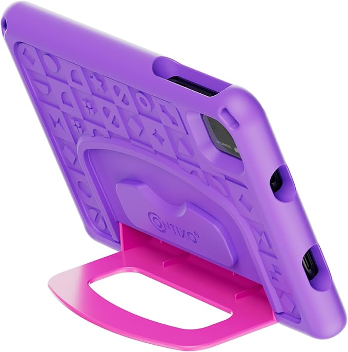 Contixo A7 Kids Tablet with 14 Apps, Lingokids & Epic, 7" HD Screen, Android 15, Parental Controls, WiFi, 3+32GB Storage, al Tablet for Kids Ages 3-12, Boys & Girls Gift, Purple