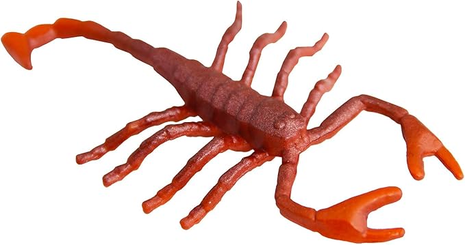 Insect Bug Toy Figures for Kids Boys Girls (24pcs), 2-4” Fake Bugs - Fake Spiders, Cockroaches, Scorpions, Crickets, Lady Bugs, Mantis and Worms for Education and Christmas Party Favors by Pinowu