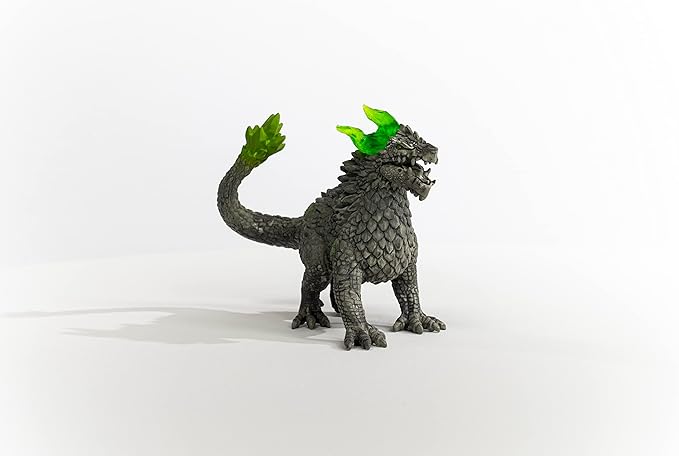 Schleich Eldrador Creatures - 7" Stone Dragon Figurine - Fun Fantasy Animal Figure for Imaginative Play for Boys and Girls - Durable Rock Beast Toy - Cool Monster Toys for Kids Ages 7+ | 70149