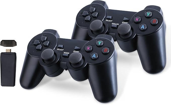 Retro Gaming Console, Retro Game Console, 13000+ Games & 9 Emulators Built in, Plug and Play Video Games Wireless Controllers