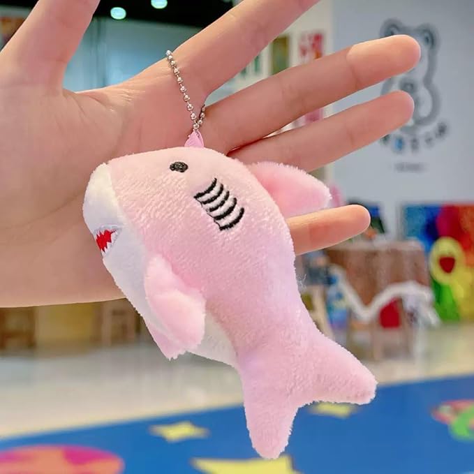 Shark Stuffed Animals Mini Plush Party Favors Birthday Children's Show Party 12 Pieces (12 Shark Colorful)
